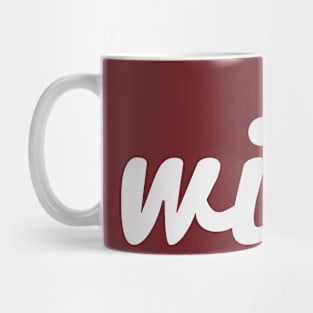 Typography textual Mug